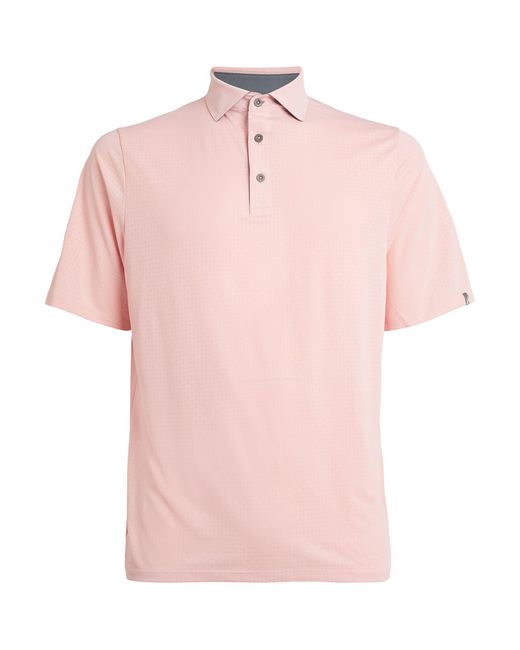 Kjus Pink Savin Structure Polo Shirt for men