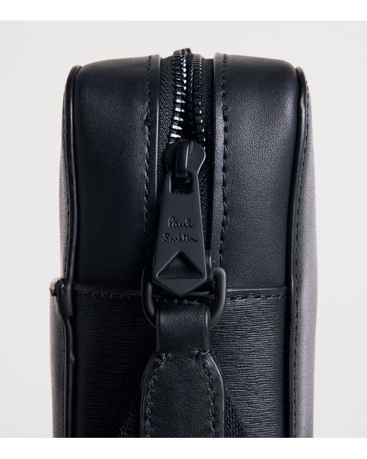 Paul Smith Black Leather Cross-Body Bag for men