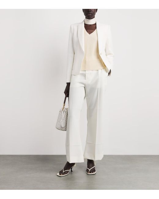 Eleventy White Cotton Knitted Sweater Vest