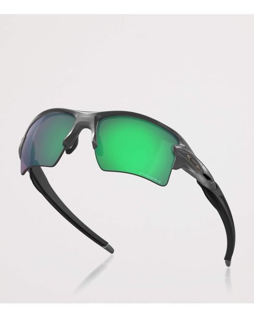 Oakley Green Flak 2.0 Xl Rectangle Sunglasses