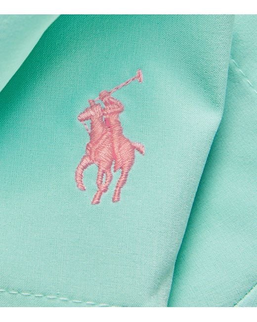 Polo Ralph Lauren Green Traveller Swim Shorts for men