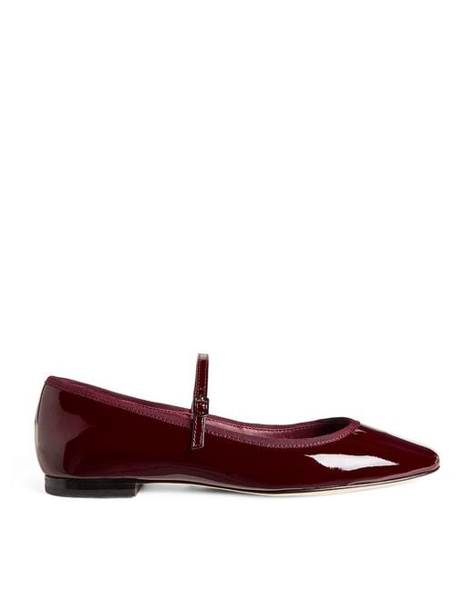 PAIGE Red Patent Leather Jolie Ballet Flats
