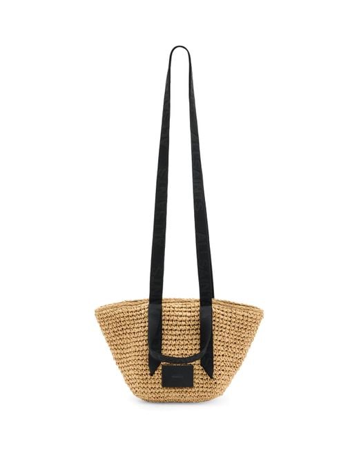 AllSaints White Celayne Mini Tote Bag