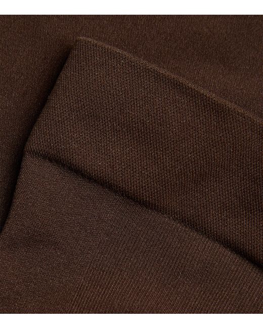 Skims Brown Seamless Sculpt Mid-Thigh Shorts