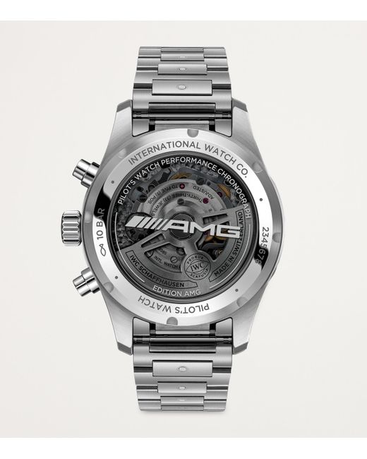 Iwc Metallic X Mercedes-Amg Titanium Pilot's Performance Chronograph Watch for men