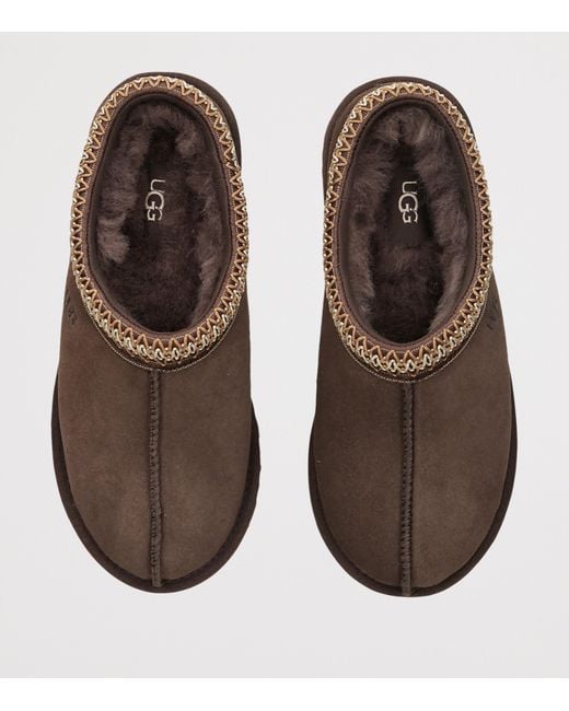 Ugg Brown Suede Tasman Ii Slippers