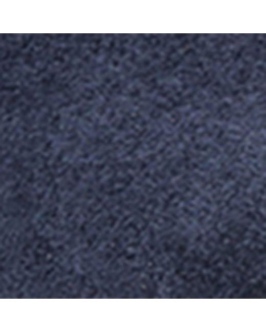 Brunello Cucinelli Blue Suede Hybrid Loafers for men