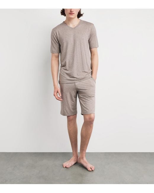 Hanro Gray Casuals Shorts for men