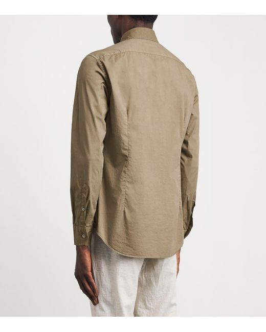 Corneliani Natural Cotton-Blend Shirt for men