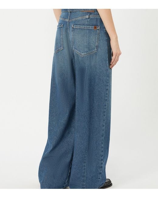 Weekend by Maxmara Blue Wide-Leg Jeans