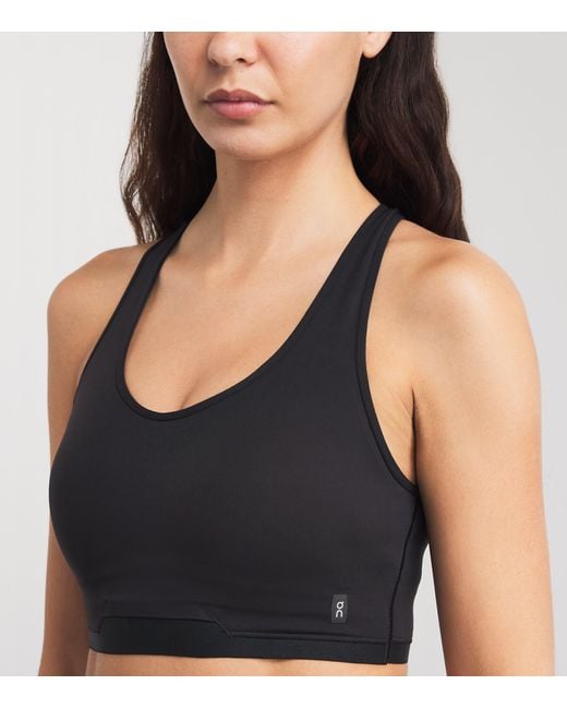 On Shoes Black Train Bra