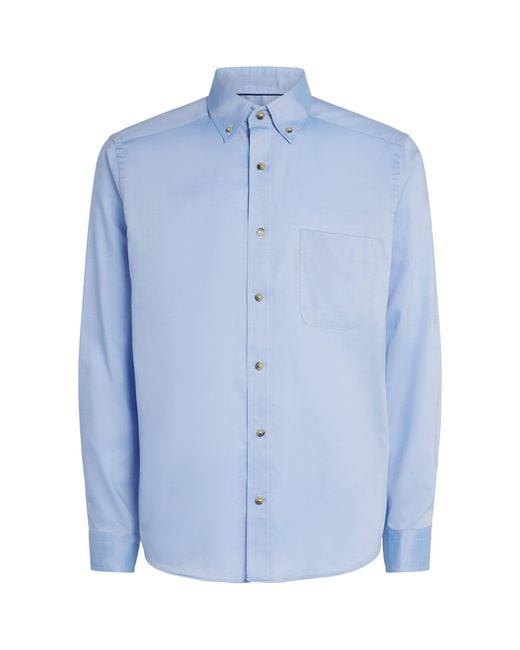 Eton of Sweden Blue Casual Fit Oxford Shirt for men