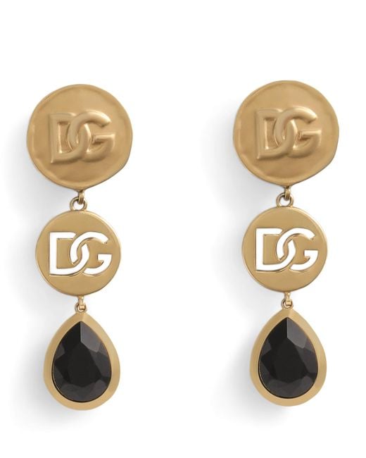 Dolce & Gabbana Metallic Like A Virgin Clip Earrings
