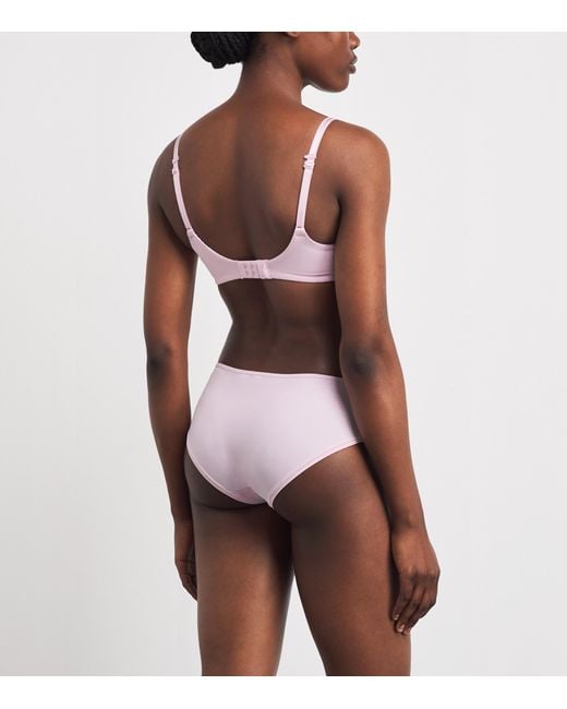 Chantelle Pink Softstretch Shorty Fleurs Briefs