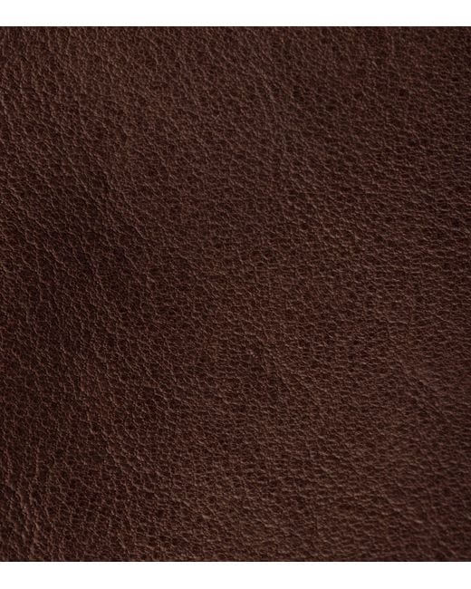 Miu Miu Brown Nappa Leather Pouch