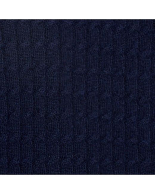 Sandro Blue Wool-Cashmere Sweater
