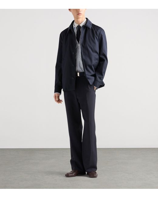 Prada Blue Re-Nylon Blouson Jacket for men