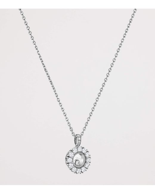 Chopard Metallic And Diamond Happy Diamonds Icons Joaillerie Necklace
