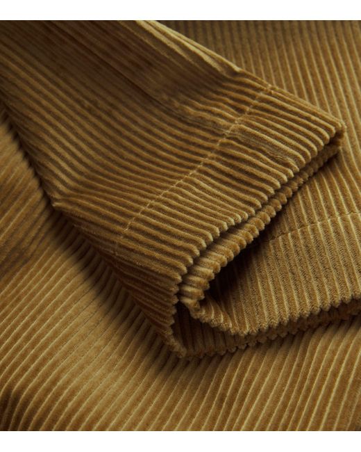 Weekend by Maxmara Green Corduroy Wide-Leg Trousers