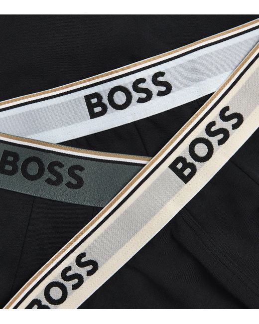 Boss Black Cotton-Stretch Power Trunks for men