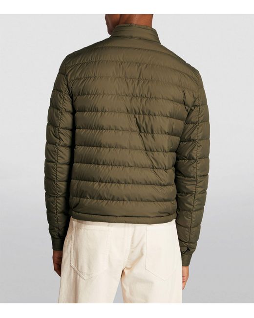 Moncler Green Down Padded Maurienne Jacket for men