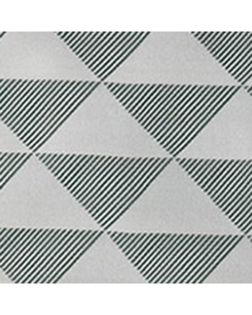 Prada Gray Silk Triangle Scarf