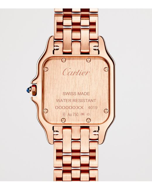 Cartier Metallic Medium Rose Panthère De Watch