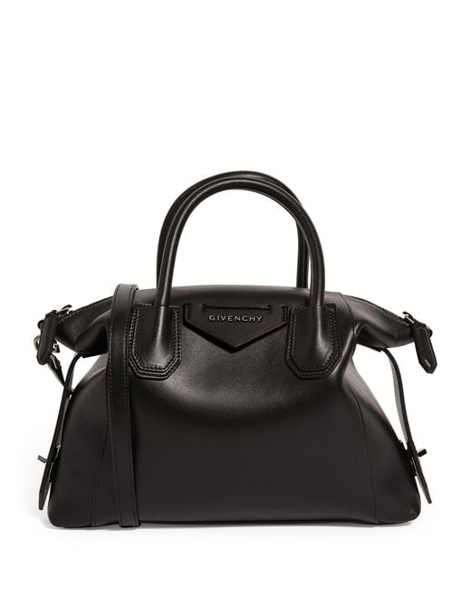 Givenchy Antigona Soft Small Leather Bag - Black Handle Bags