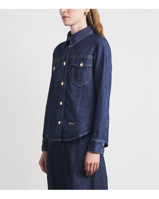 Claudie Pierlot Blue Denim Shirt