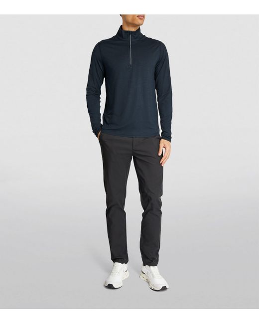 vuori Blue Ease Performance 2.0 Half-Zip Sweatshirt for men