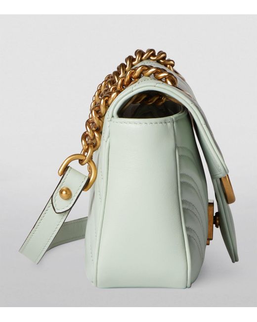 Gucci Metallic Mini Leather Marmont Shoulder Bag