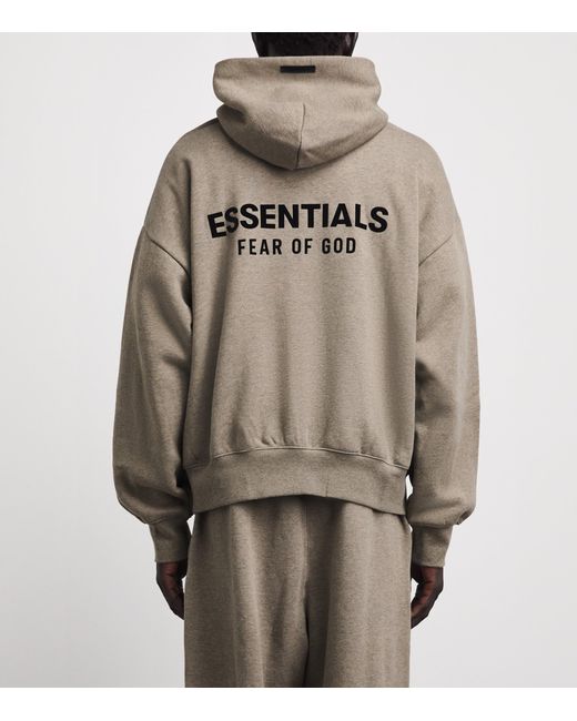 Fear Of God Brown Classic Fit Hoodie for men