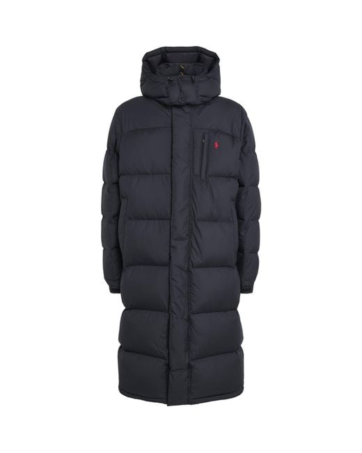 Polo Ralph Lauren Blue Down Water-Repellent Gorham Coat for men