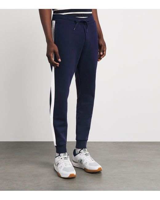 Ralph Lauren Blue X Wimbledon Side-Tape Sweatpants for men
