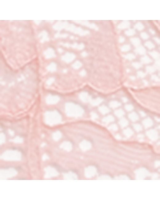 Fleur du Mal Pink Lace Bianca Thong