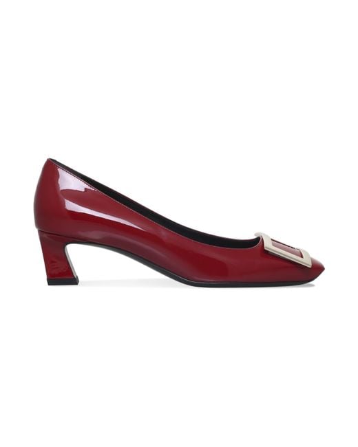 Roger Vivier Red Belle Viver Pumps 45
