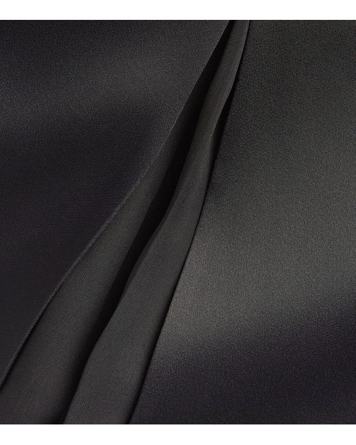 Khaite Black Clete Maxi Dress