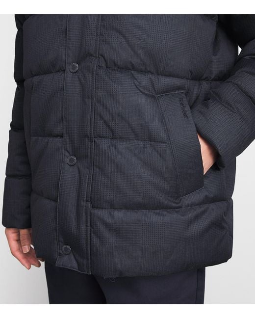 Barbour Blue Emble Puffer Jacket for men