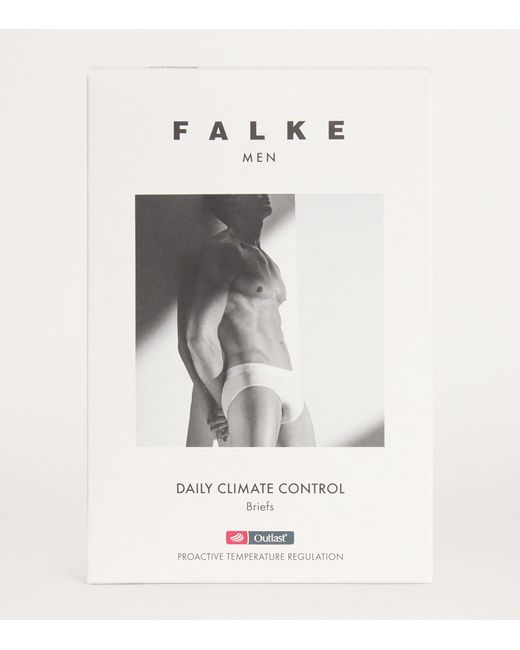 Falke White Daily Climate Control Boxer-briefs for men