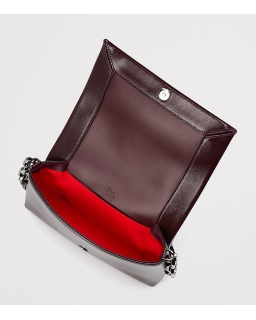 Christian Louboutin Purple Small Loubi54 Soft Shoulder Bag