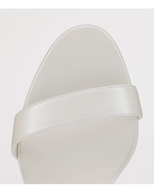 Christian Louboutin White Miss Z Leather Sandals 80