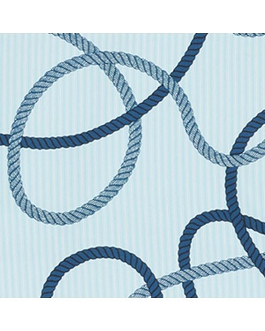 Loewe Blue Silk Twill Scarf