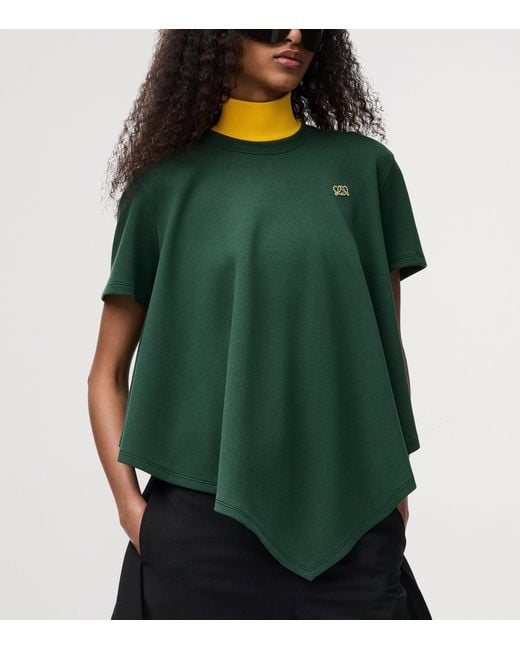 Loewe Green Cape-Detail T-Shirt