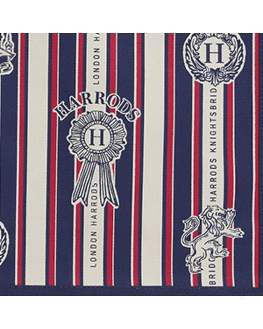Harrods Blue Medium London Calling Tote Bag