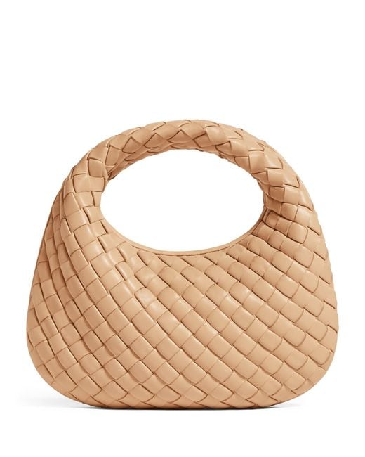 Bottega Veneta Brown Mini Leather Veneta Shoulder Bag