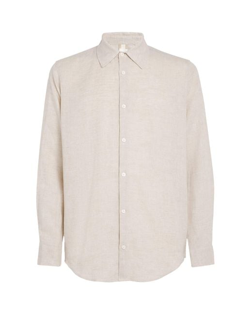 CHE White Linen Shirt for men