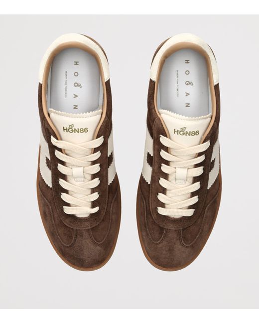 Hogan Brown Suede Cool Sneakers