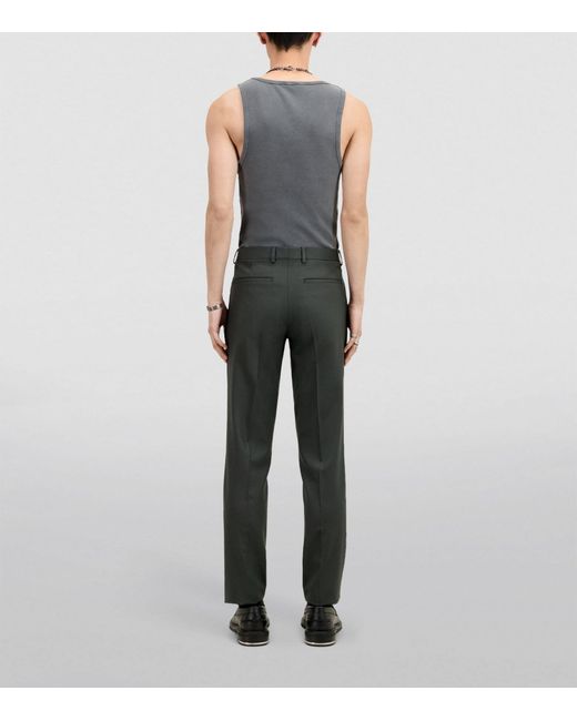 The Kooples Gray Wool Suit Trousers for men