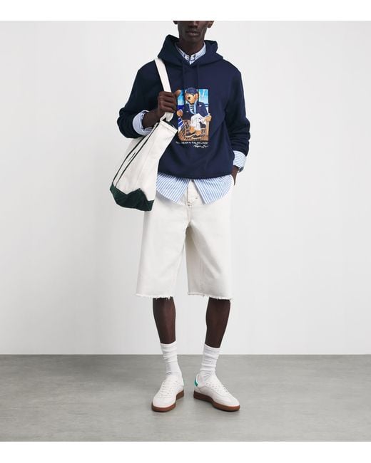 Polo Ralph Lauren Blue Polo Bear Hoodie for men