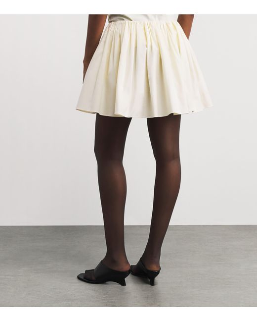 Brandon Maxwell Natural The Hadley Mini Skirt